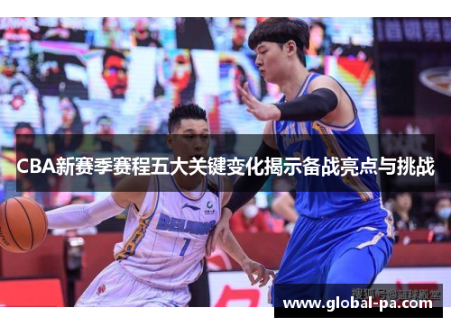 CBA新赛季赛程五大关键变化揭示备战亮点与挑战
